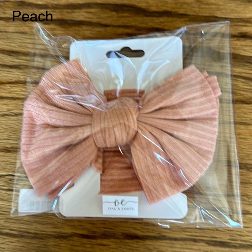 Baby Girl’s Hair Bow Hairbands - Picture 4 of 9